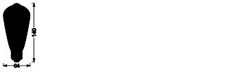 LEDVANCE LED-Lampe FM E27 4,8W ws 470lm SMART+ WiFi Filament Edison 40 Mult 2700