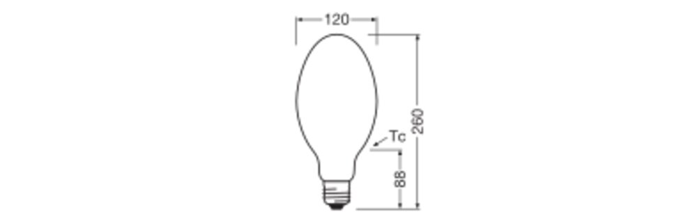 LEDVANCE LED-Röhrenlampe FM E40 60W ws D HQL LED FILAMENT V 8100LM 60W 827 E 2700