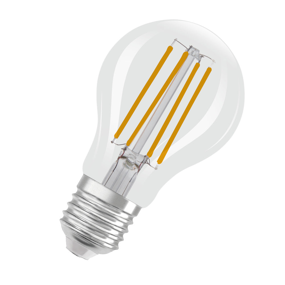 OSRAM LED-Lampe FM E27 A60 7W 2700K ws E LED Superstar Plus Cla A 60 Fil Glo 806l