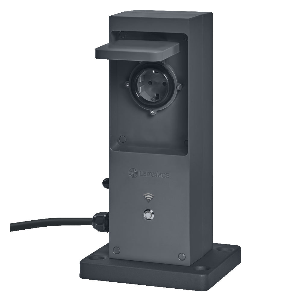 LEDVANCE Steckdosensäule Kst anth IP44 SMART+ WIFI OUTDOOR TERMINAL EU 1Steckd