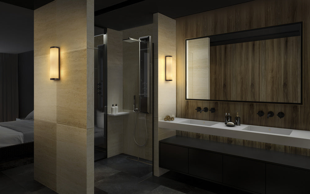 LEDVANCE LED-Wandanbauleuchte 12W sw Bathroom Wall 320mm E14 Black