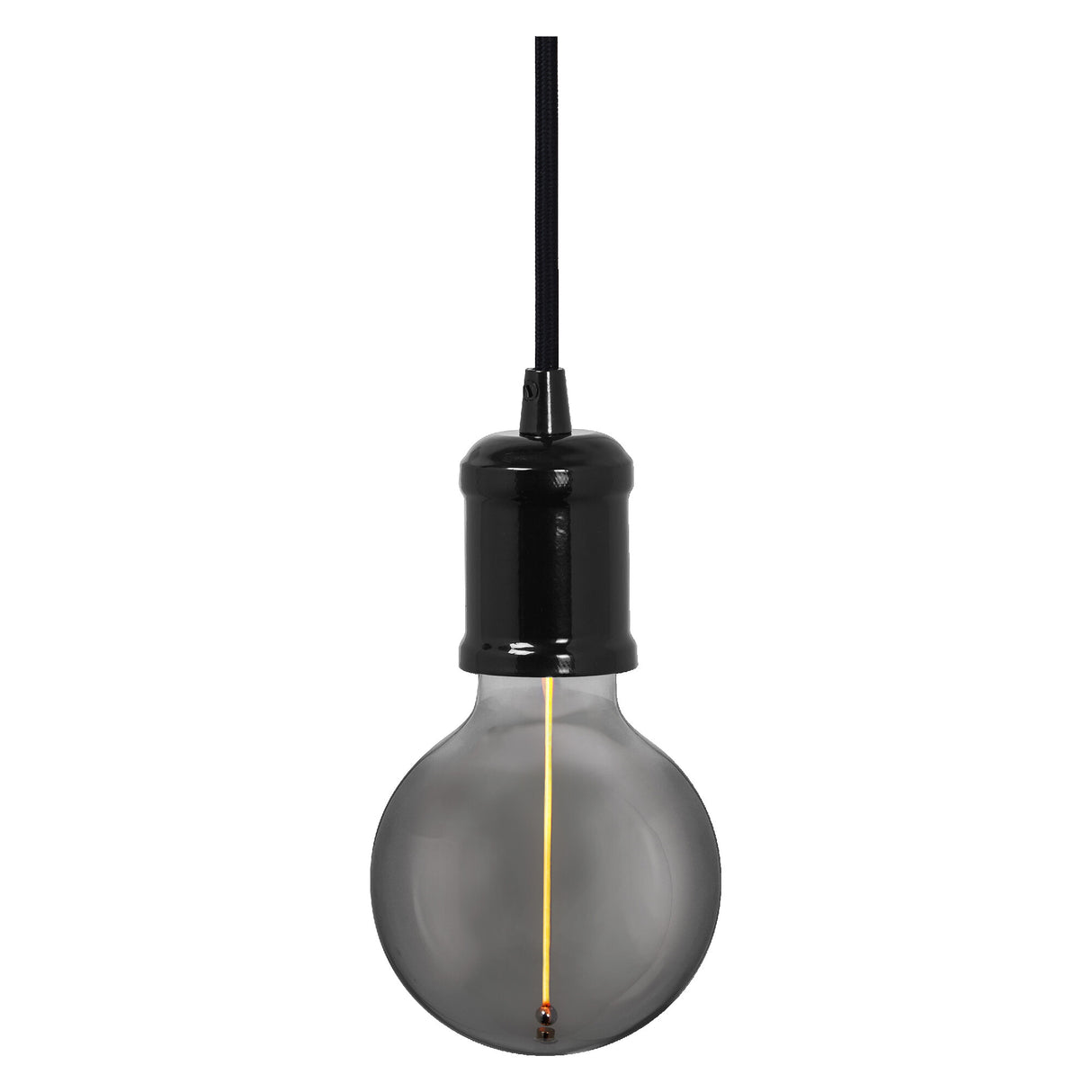 LEDVANCE LED-Pendelleuchte 1LED sw E27 Vintage 1906 PenduLum Bobbin Black sym