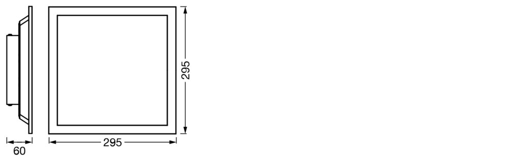 LEDVANCE LED-Panel 295x295mm 14W 1100lm Smart+ Wifi Planon Magic 300x300mm 2700-