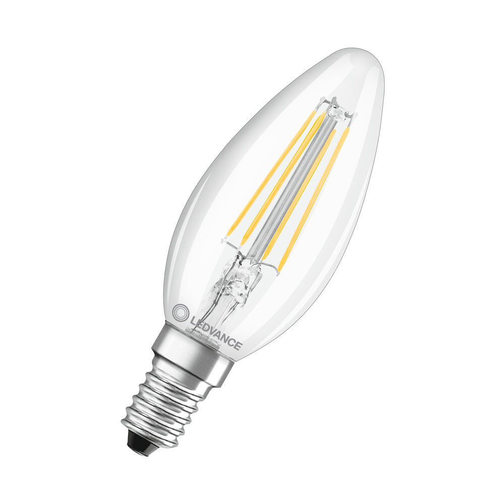 LEDVANCE LED-Kerzenlampe FM E14 B35 4W E LED Classic B 40 Filament V 4W 827 2700K