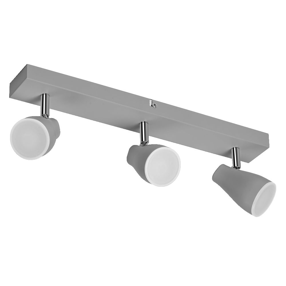 LEDVANCE LED-Anbauleuchte 12,9W 2700K gr LED Spot Pear 3 x 4.3W 2700K GU10 630lm