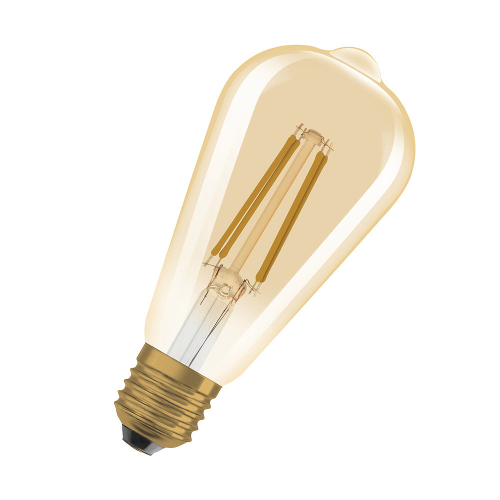 OSRAM LED-Lampe FM E27 A60 7,2W 2400K go Vintage 1906 Edison 60 Fil DIM 7.2W 806l