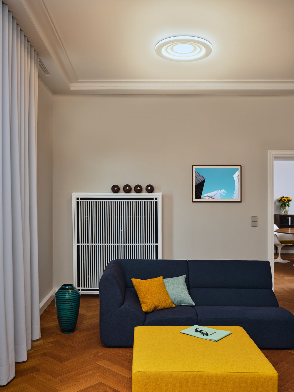 LEDVANCE LED-Anbauleuchte 42W 3000K ws Orbis Spiral Loop Round 505mm 42W W 2400