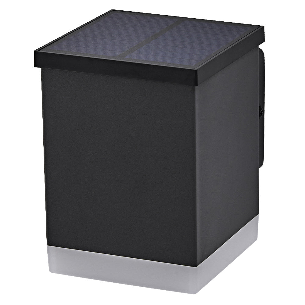 LEDVANCE LED-Wandanbauleuchte 0,5W 3000K Endura Style Solar Wall Quadro Dark 50lm
