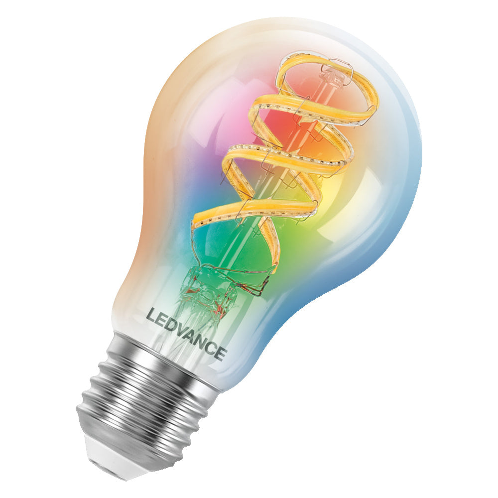 LEDVANCE LED-Lampe FM E27 A40 4,8W ws F SMART+ MATTER Fil Cla A40 4.8W 827 2700-