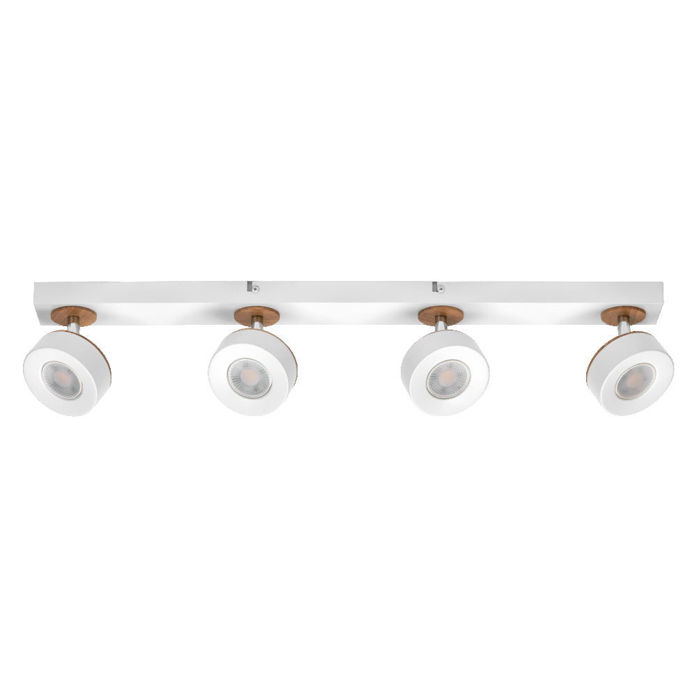 LEDVANCE LED-Deckenanbauleuchte 19,2W ws Decor Spot Pluto White 4 Spot 3000K