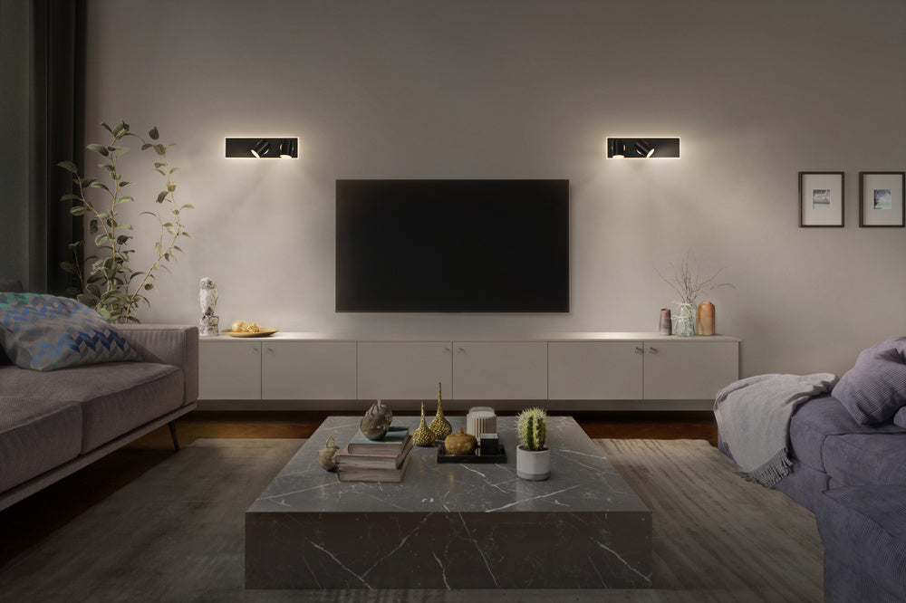 LEDVANCE LED-Deckenanbauleuchte 29W sw Decor Spot Mars CLICK-SELECT Black 3000K