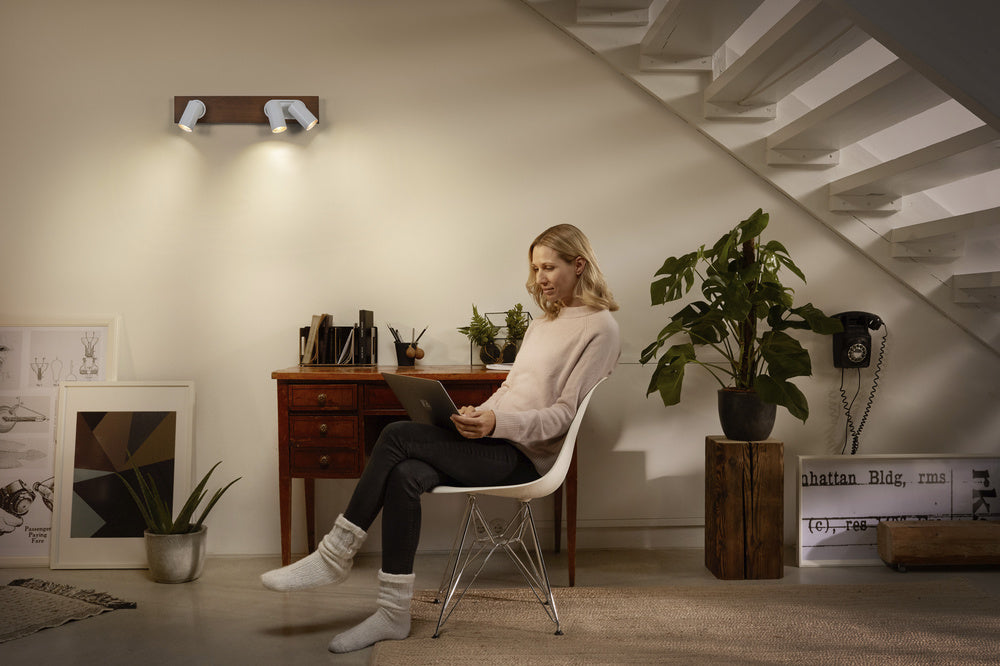 LEDVANCE LED-Anbauleuchte 10,2W 2700K ws Decor Spot Mercury GU10 White 3x3.4 690l