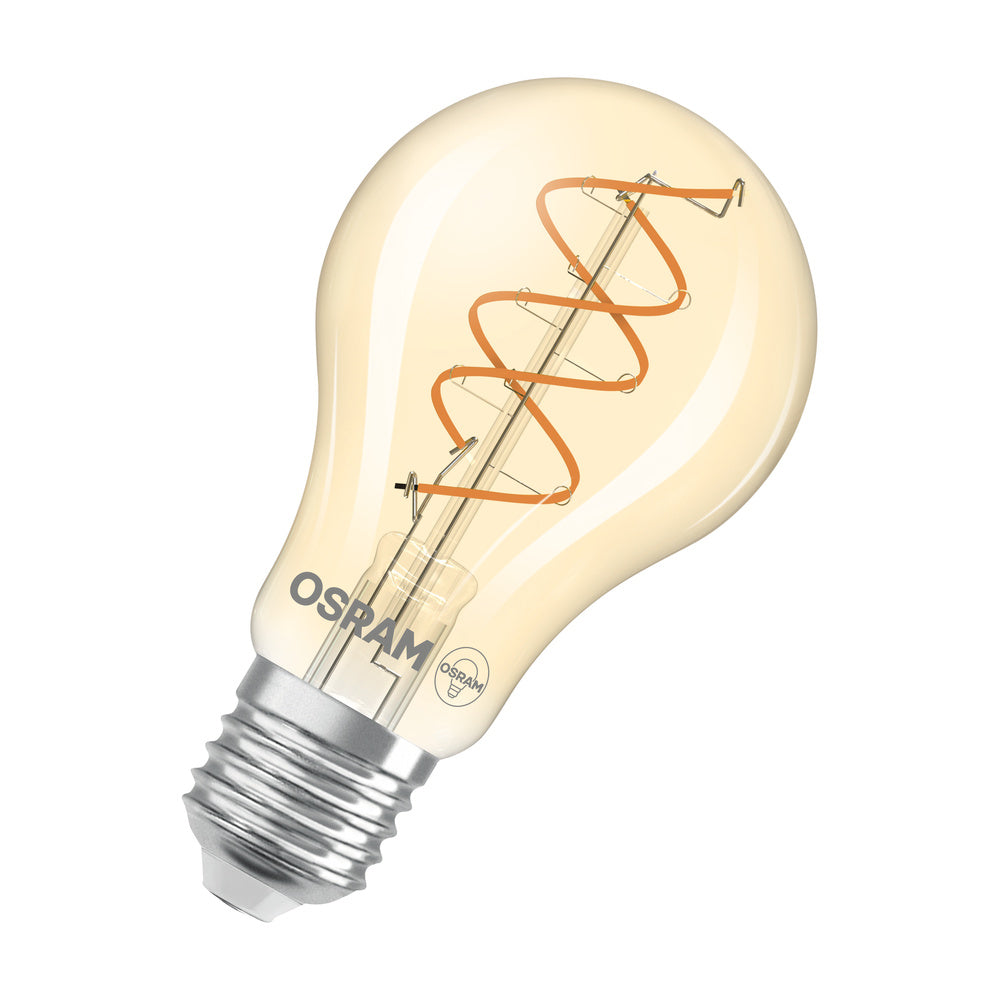 OSRAM LED-Lampe FM E27 A60 8W 2200K go F 1906 Classic A 60 Spiral Fil DIM 8W 806l