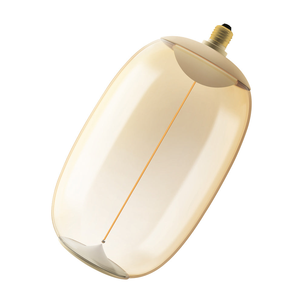 OSRAM LED-Kugellampe FM E27 12W 1800K G 1906 Big Elipse Oval 42 Mag DIM 12W amb