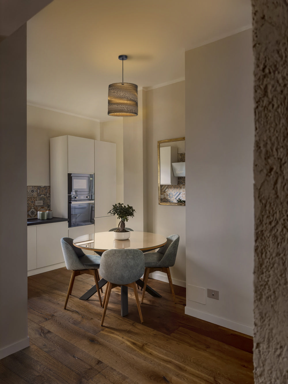 OSRAM-LEDVANCE LED-Pendelleuchte 1LED br Decor Cardboard Cylinder Pendant E2 E27