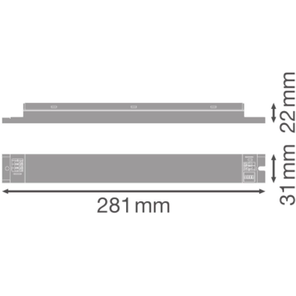 LEDVANCE LED-Trafo 150W 550-925mA IP20 DR DS-P -150/220-240/925 L NSV 40-220V