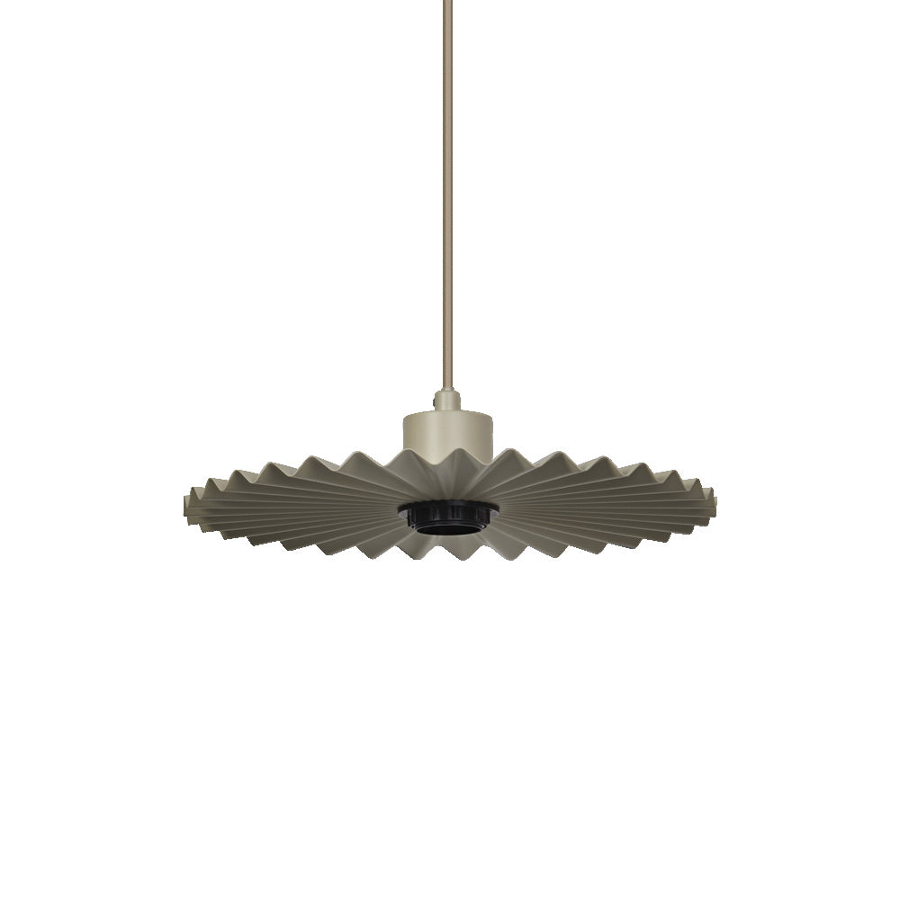 LEDVANCE LED-Pendelleuchte 1LED bg E27 Decor Plissee Pendant E27 Beige sym