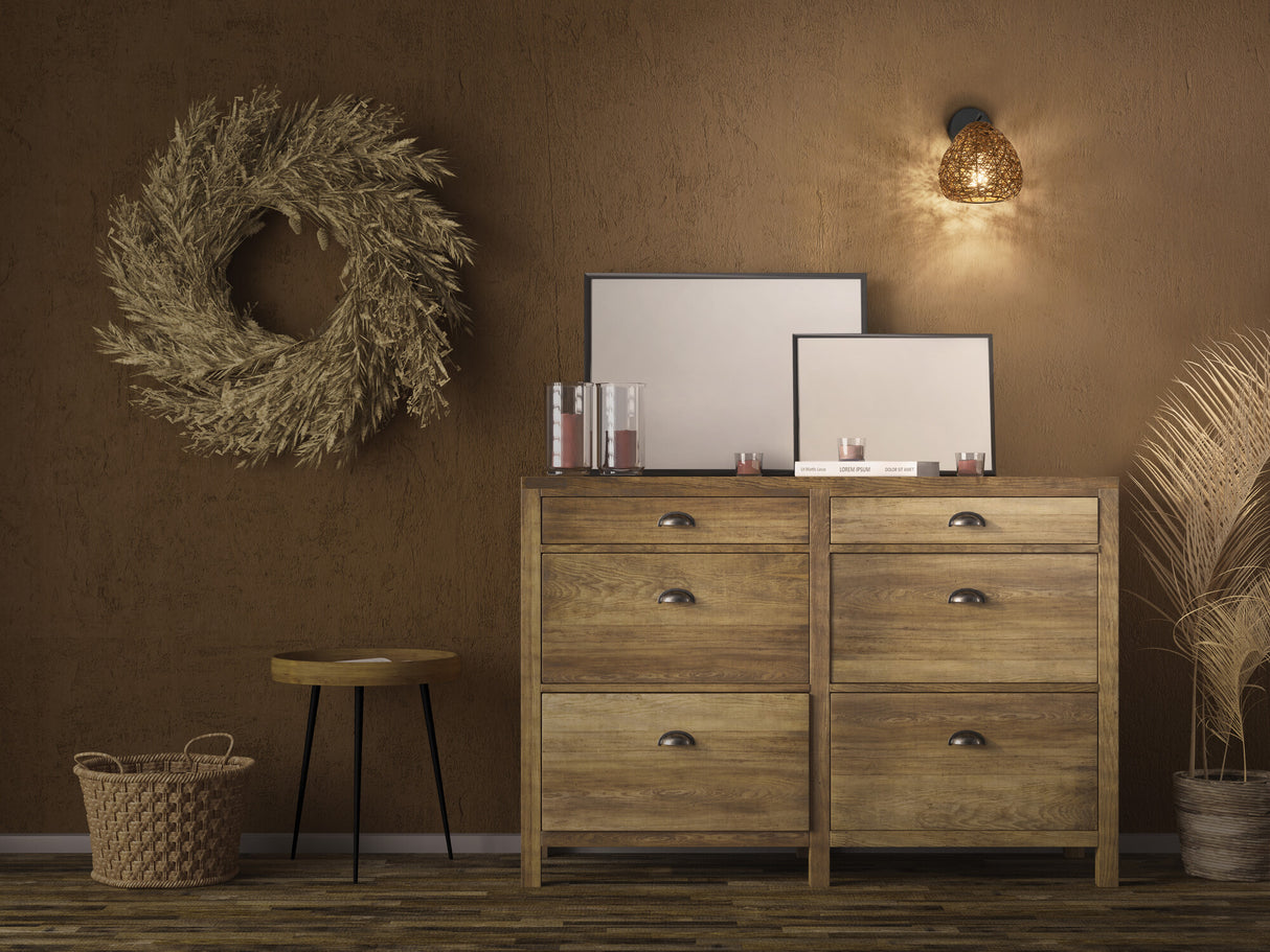 LEDVANCE LED-Wandanbauleuchte 60W bg Decor Paper Drop Wall 1XE27 Beige