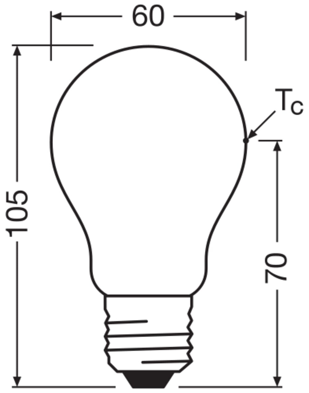 LEDVANCE LED-Lampe FM E27 A75 5W 4000K A LED Classic A 75 Fil EE A S 5W 840 ws