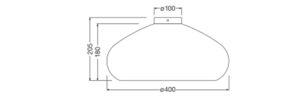 OSRAM-LEDVANCE LED-Anbauleuchte 1-50W br Decor Cardboard Drop Ceiling E27 Br