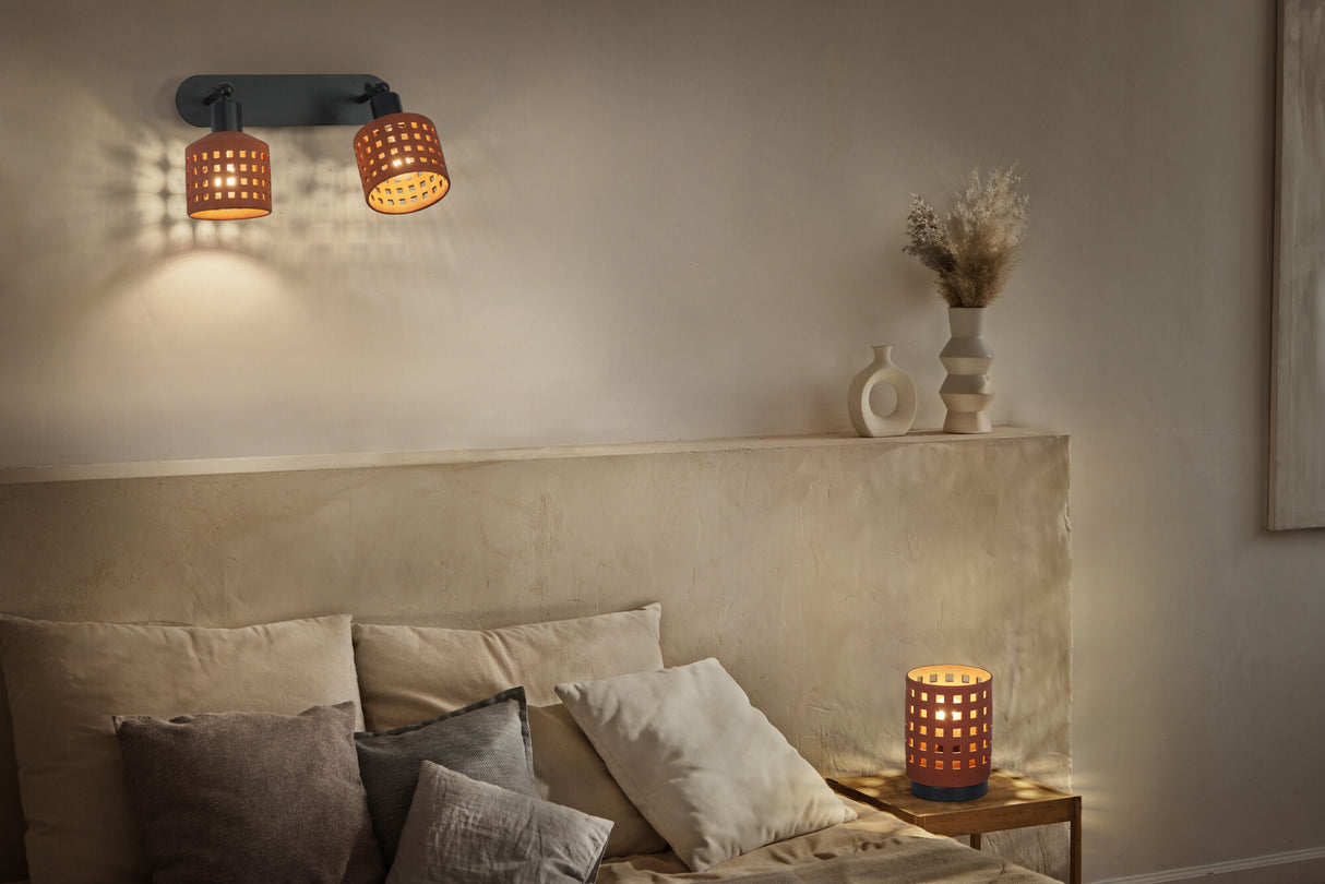 LEDVANCE LED-Wohnraumleuchte 60W br Decor Clay Windows Table 1XE27 Brow