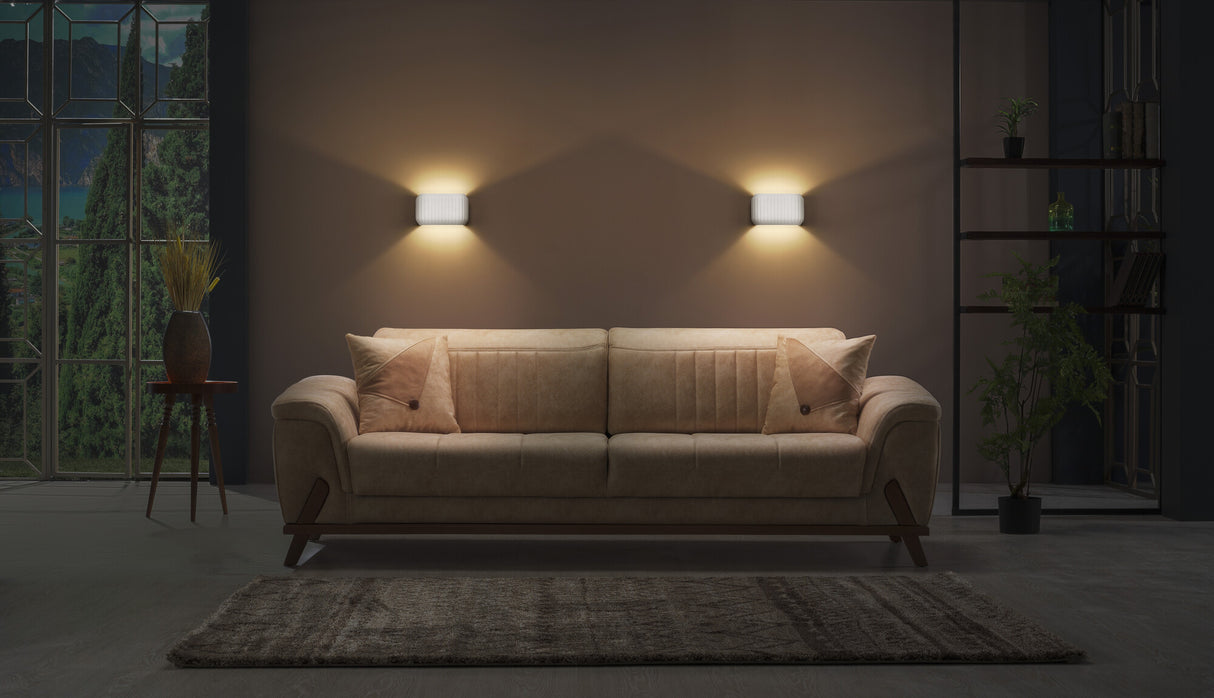 LEDVANCE LED-Wandanbauleuchte 60W ws Decor Plaster Routes Wall 250 1XE27
