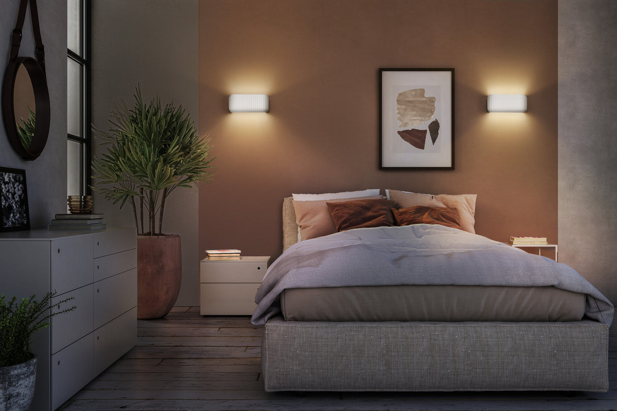 LEDVANCE LED-Wandanbauleuchte 60W ws Decor Plaster Routes Wall 330 2XE27