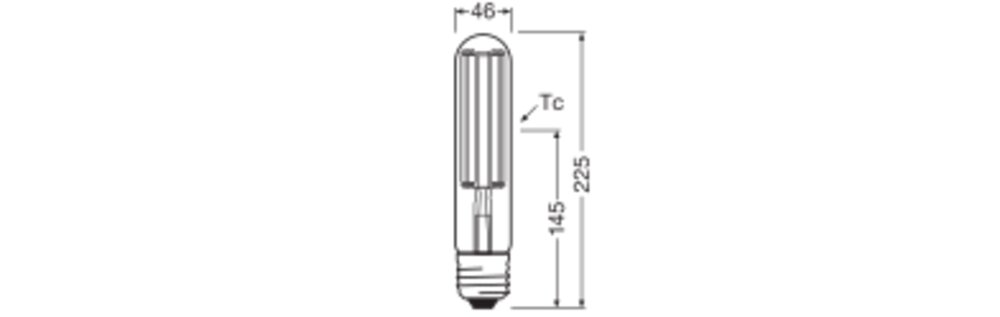 LEDVANCE LED-Röhrenlampe FM E40 30W go NAV 100 LED FILAMENT AMBER V 3200LM 1800