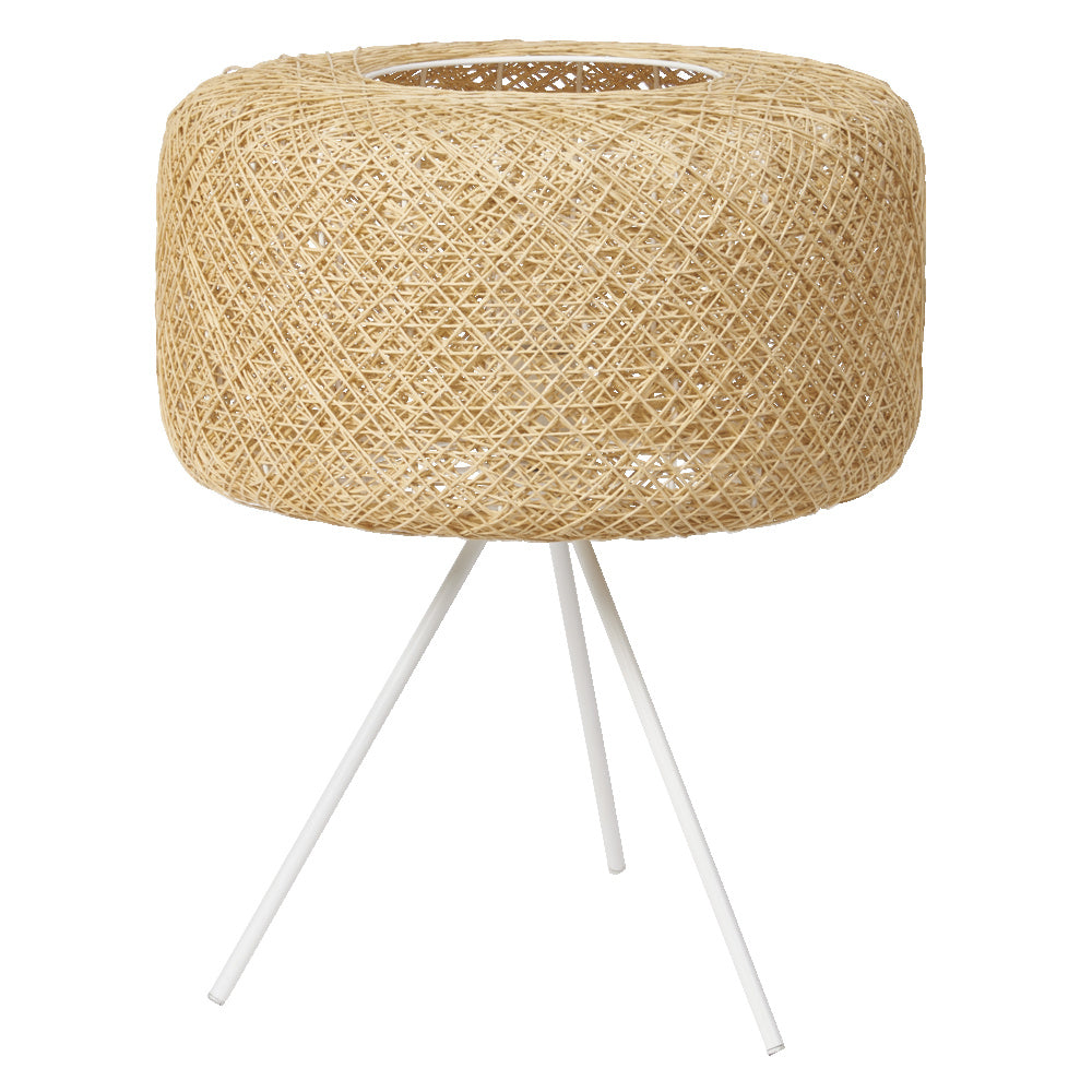 LEDVANCE LED-Wohnraumleuchte 60W bg Decor Paper Bale Table 1XE27 Beige