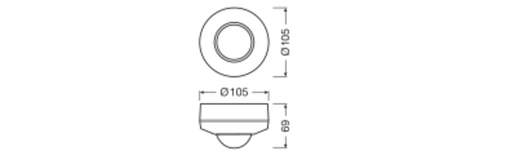 OSRAM-LEDVANCE Steuergerät IP20 SENSOR DALI-2 LIGHT/PRESENCE-24 INF