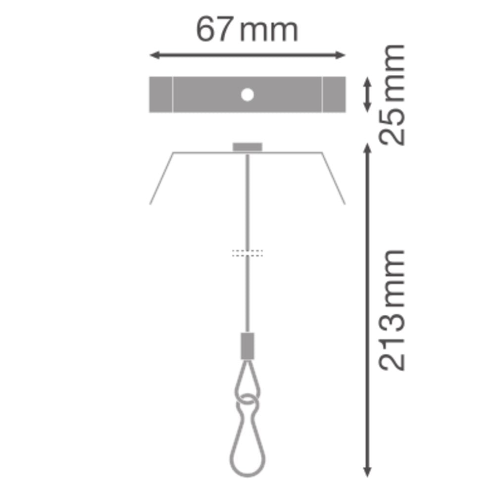 LEDVANCE Seilabhängung ws ST TRUSYS UNIV SAFETY ROPE