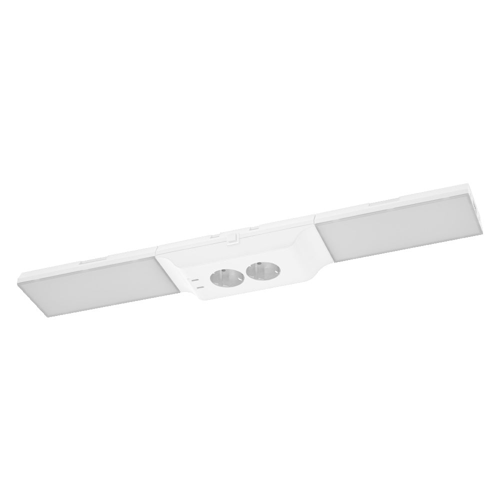 LEDVANCE LED-Möbelleuchte 10W 3000K ws Undercabinet Socket Flood 830 DIM U 500l