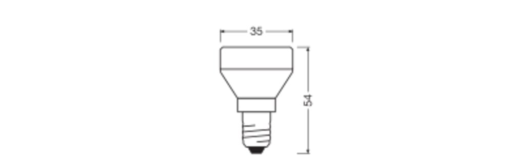 OSRAM LED-Reflektorlampe E14 3,5W 4000K LED STAR FLAT 26 3 Step DIM 3.5W 84 ws