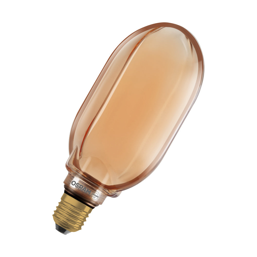 OSRAM LED-Kugellampe FM E27 4W 1800K go 1906 Globe 100 Filament O Lamp DIM 220lm