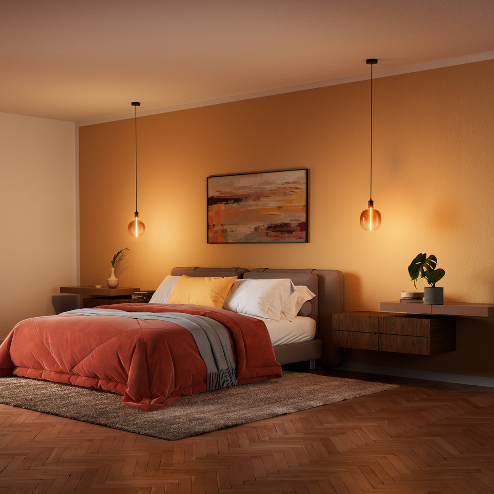 OSRAM LED-Kugellampe FM E27 4,8W 1800K G 1906 Big Globe 200 20 Mag DIM 4.8W go