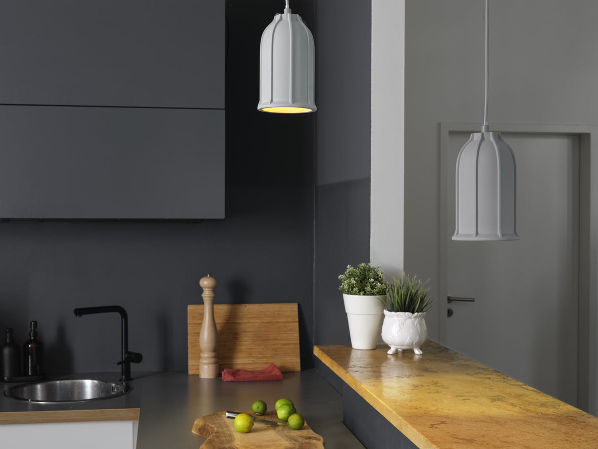 LEDVANCE LED-Pendelleuchte 1LED gr E27 Decor Concrete Sim Pendant E27 Dark sym