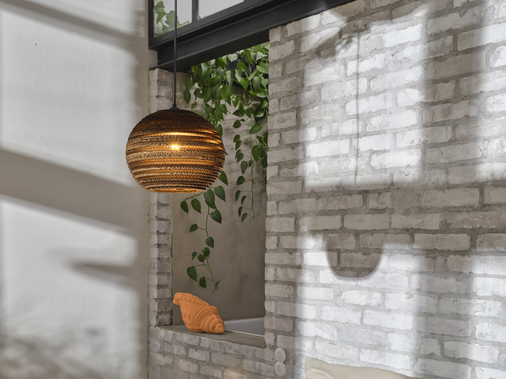 OSRAM-LEDVANCE LED-Pendelleuchte 1LED br Decor Cardboard Ball Pendant E27 Br E27