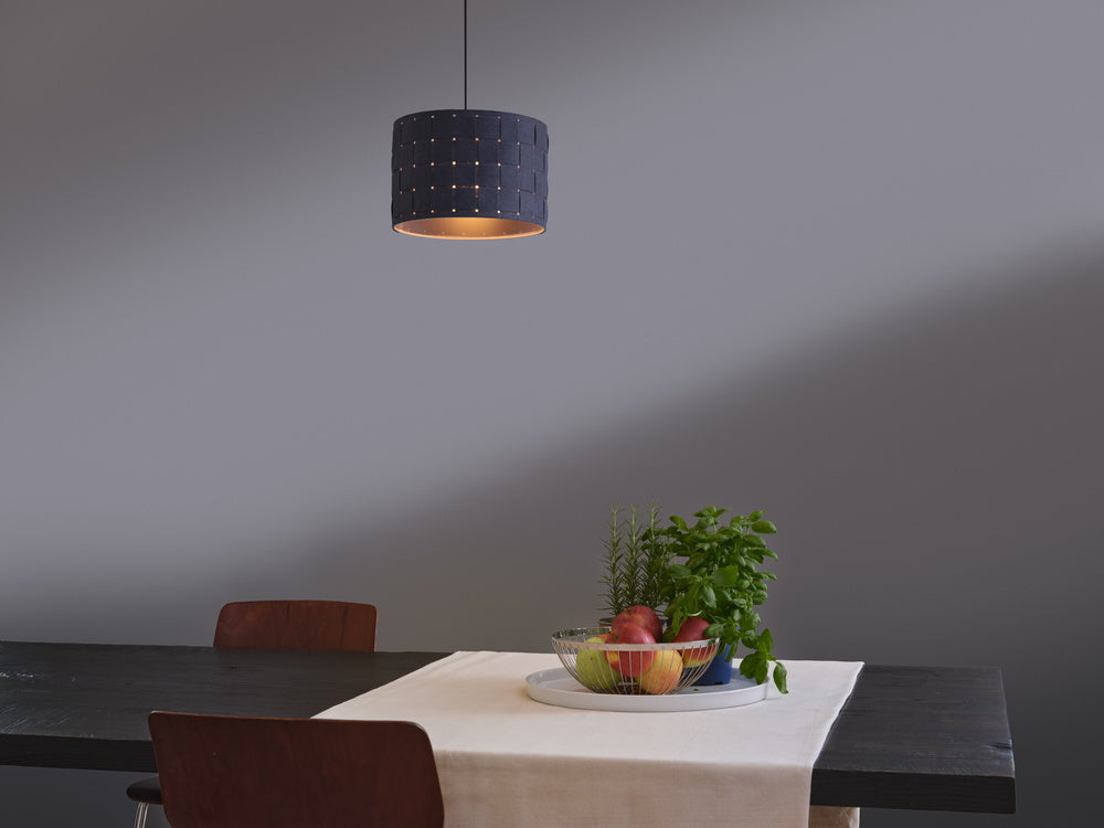 OSRAM-LEDVANCE LED-Pendelleuchte 1LED sw Decor Felt Weaving Pendant 280 mm E E27