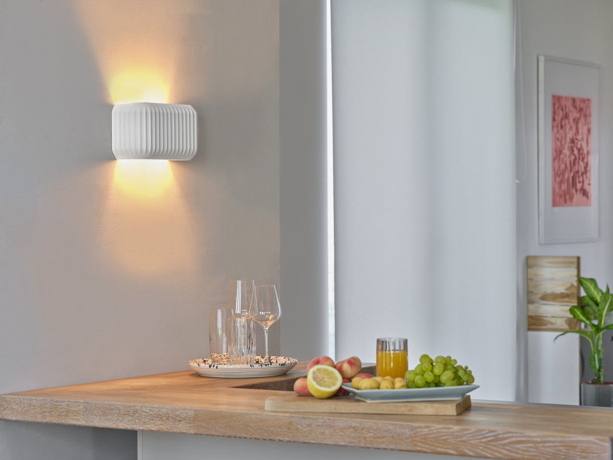 LEDVANCE LED-Wandanbauleuchte 60W ws Decor Plaster Routes Wall 250 1XE27