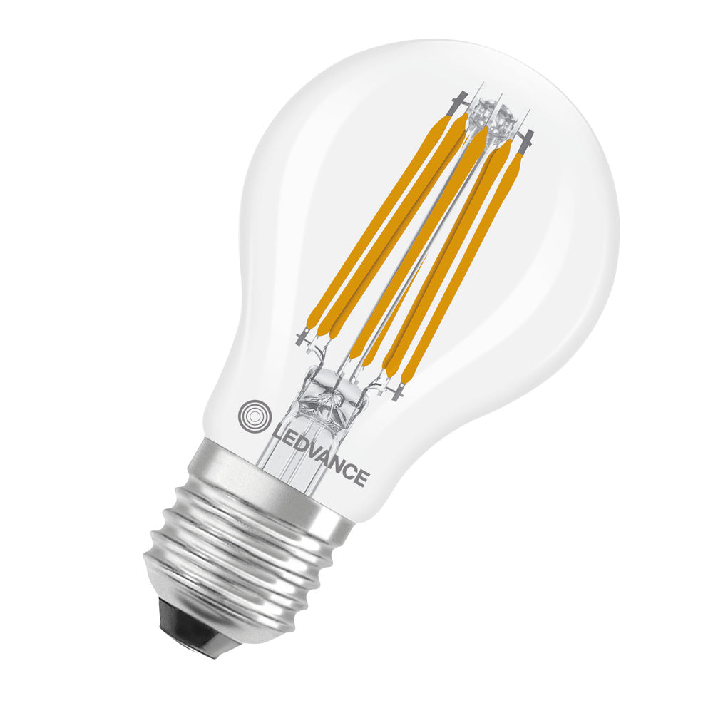 LEDVANCE LED-Lampe FM E27 A100 7,2W ws A LED Cla A 100 Filament DIM EEC A S 2700K