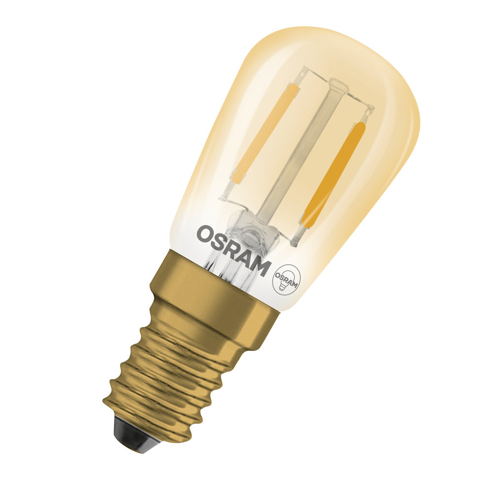 OSRAM LED-Lampe FM E14 1,6W 2400K go AC Vintage 1906 LED T26 5 Filament 1.6 50lm