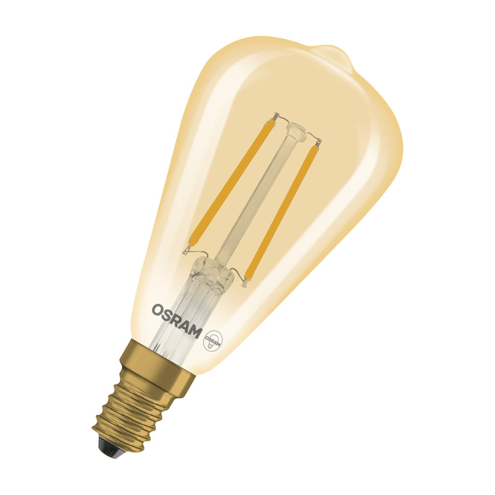 OSRAM LED-Lampe FM E14 2,8W 2200K go F Vintage 1906 Edison Filament DIM 2. 250l
