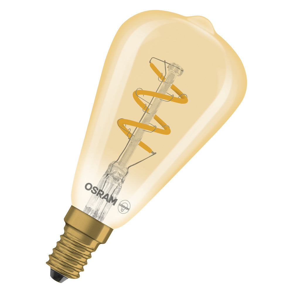 OSRAM LED-Lampe FM E14 2,8W 2200K go F 1906 Edison Spiral Filament DIM 2.8 250l