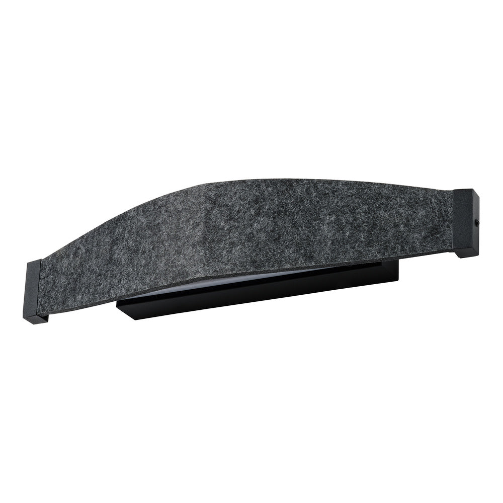 LEDVANCE LED-Wandanbauleuchte 13W 3000K Decor Flat Felt Wall 13W 830 Dark G 450l