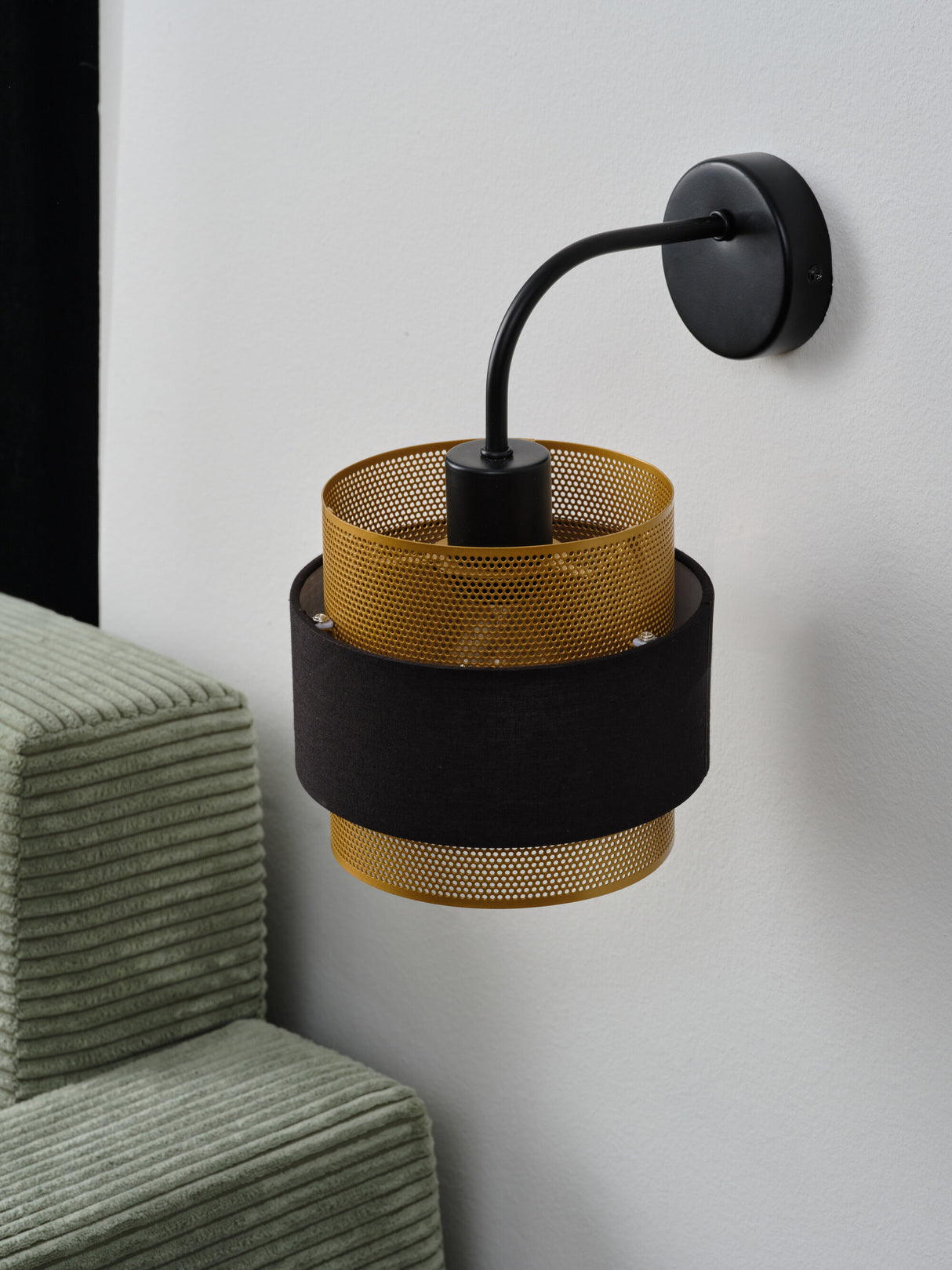 LEDVANCE LED-Wandanbauleuchte 10W sw Decor Hornet Wall 1XE27 Black