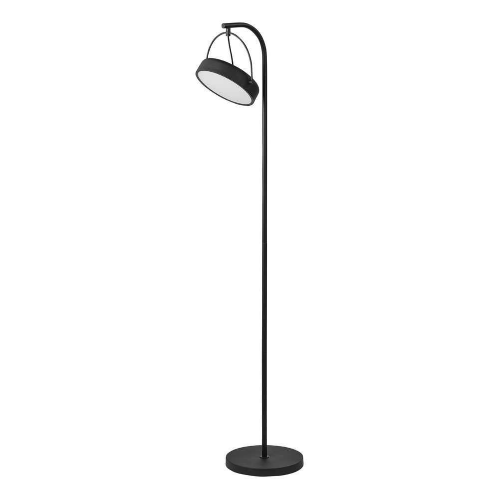 LEDVANCE LED-Stehleuchte 12W 3000K 590lm Decor Puck Floor 12W 930 Black EVG sw