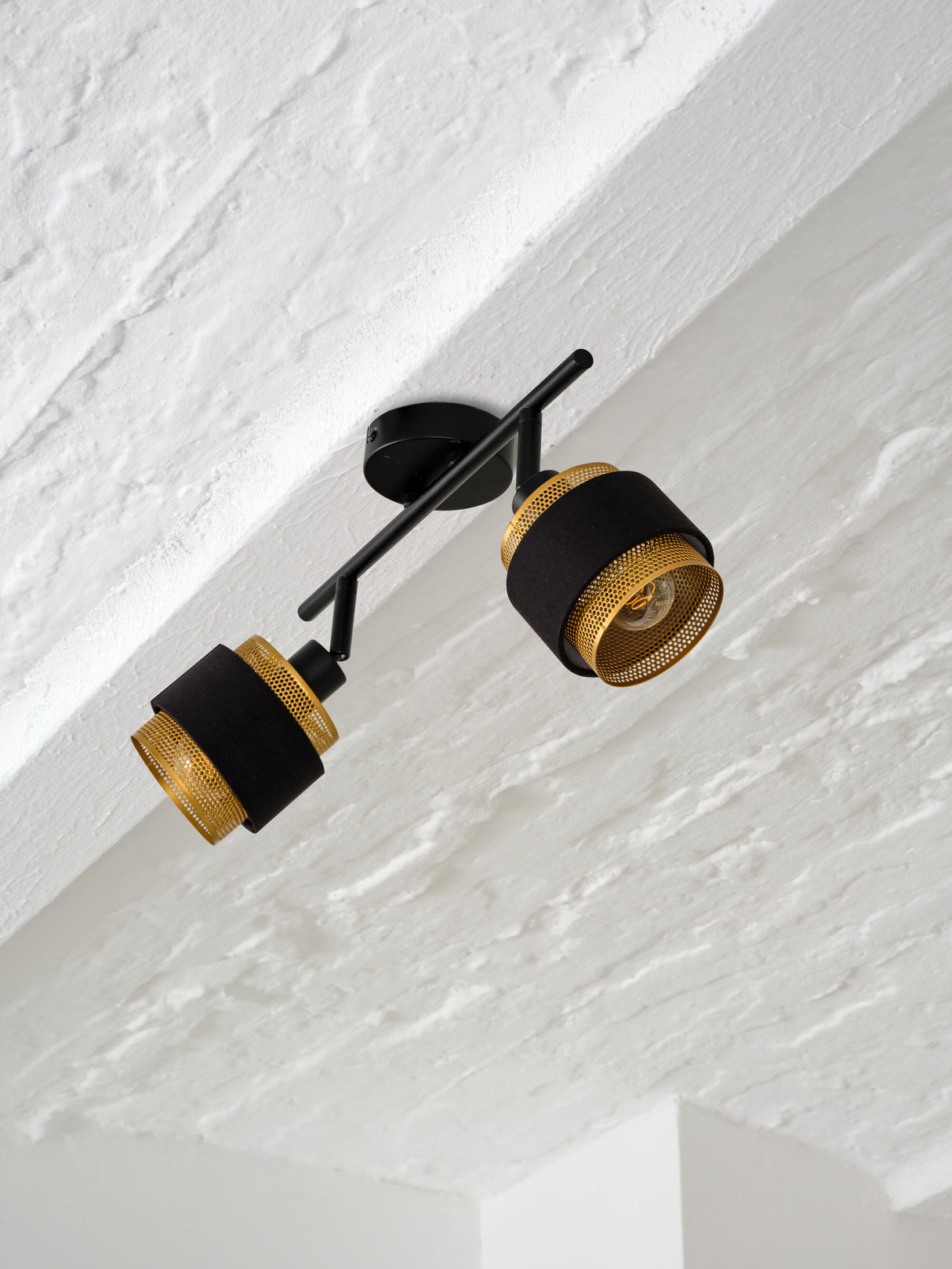 LEDVANCE LED-Anbauleuchte 5,6W 2700K sw Decor Spot Hornet 2X2.8W 827 E14 Bl