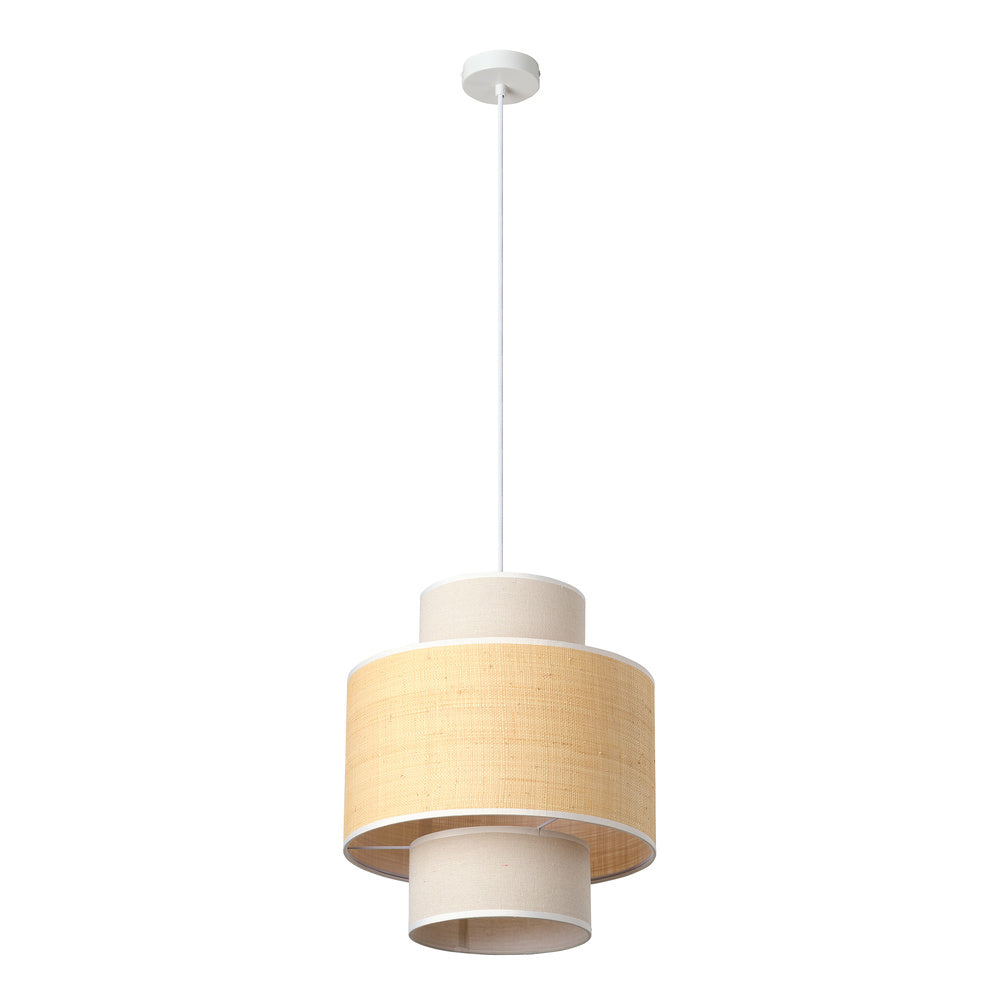 LEDVANCE LED-Pendelleuchte 1LED bg E27 Decor Wrap Cylinder Pendant E27 Bei sym