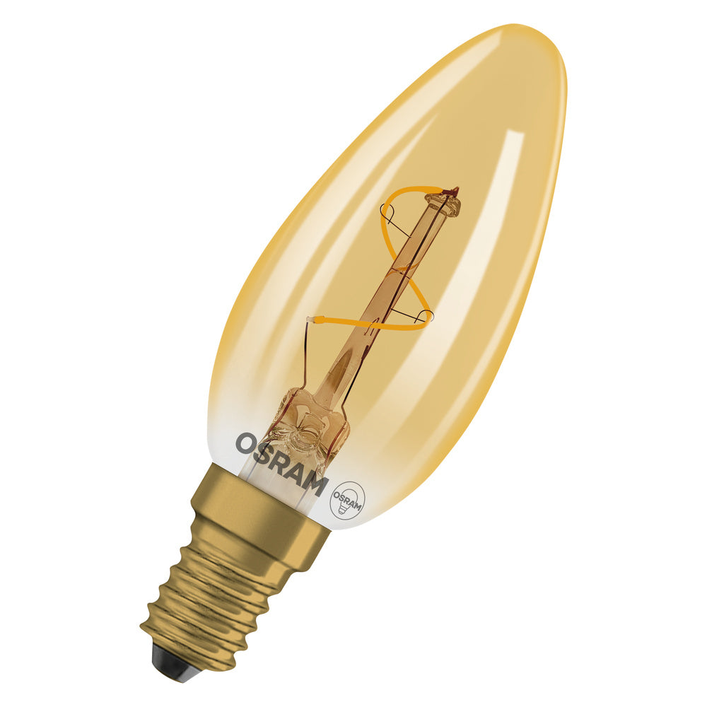 OSRAM LED-Kerzenlampe FM E14 1,8W 2200K 1906 Classic B Spiral Filament 1.8W go
