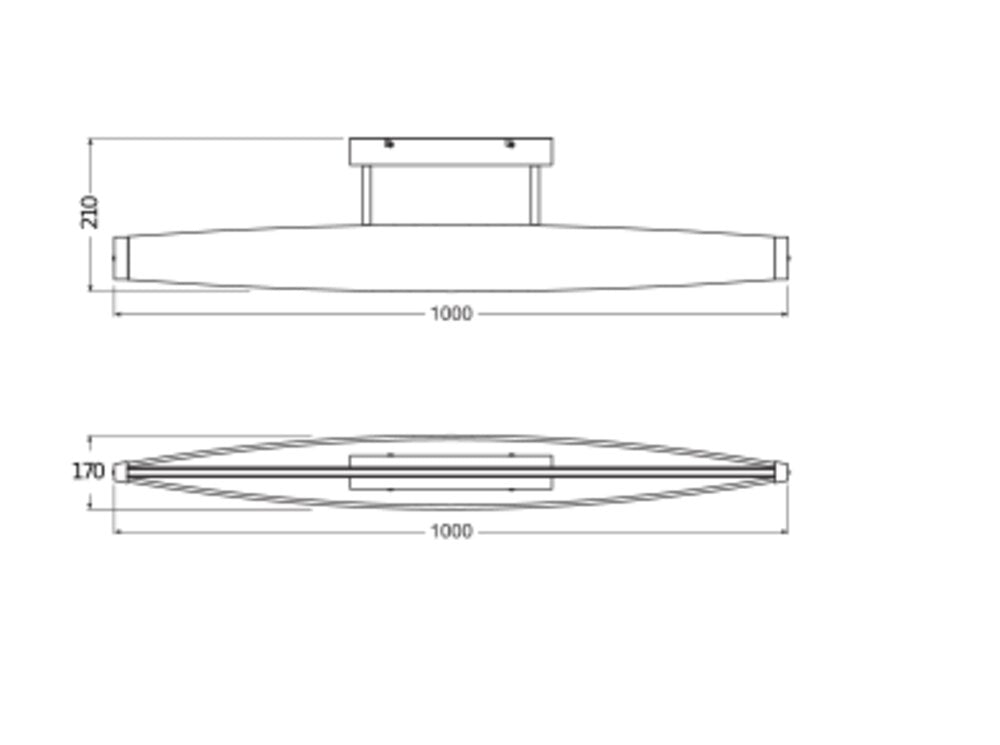 LEDVANCE LED-Anbauleuchte 23W 3000K gr Decor Flat Felt Ceiling 23W 830 Dar 800l